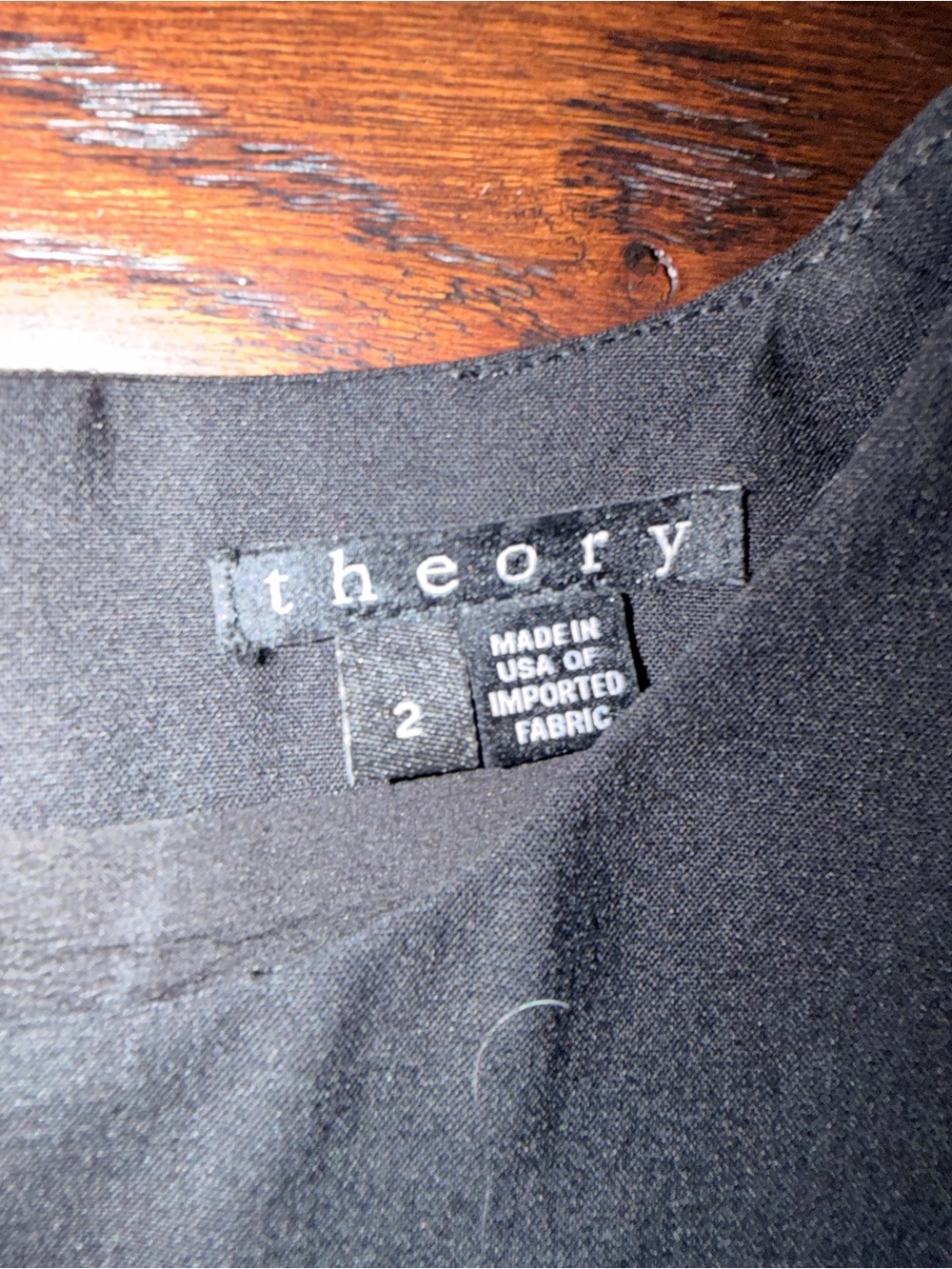 Theory Black Sleeveless Mini Dress - Picture 2 of 2